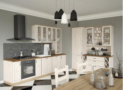 Classic Kitchen Compact kitchen tall cabinet Wardrobe Wall cupboard custom made